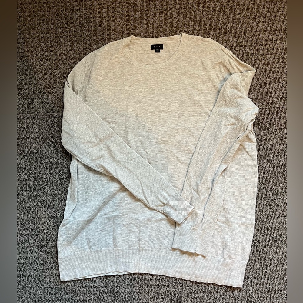 J. Crew Cotton Cashmere Crewneck